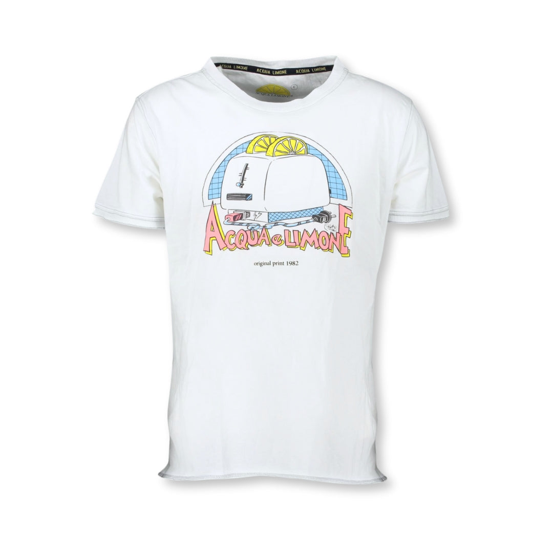 Ausgefallenes T-Shirt – Toaster Weiß