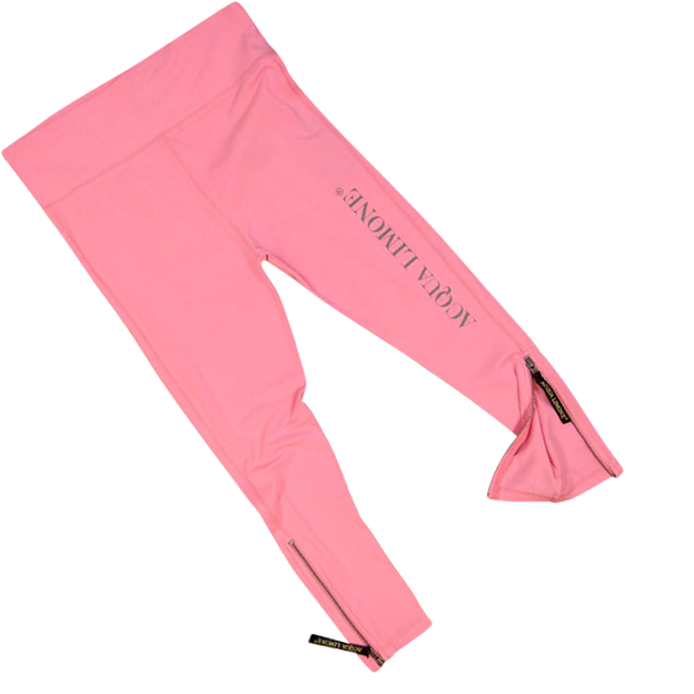 Donna 3/4 Tights Co. Lycra, Hot Pink, O/S - Acqua Limone