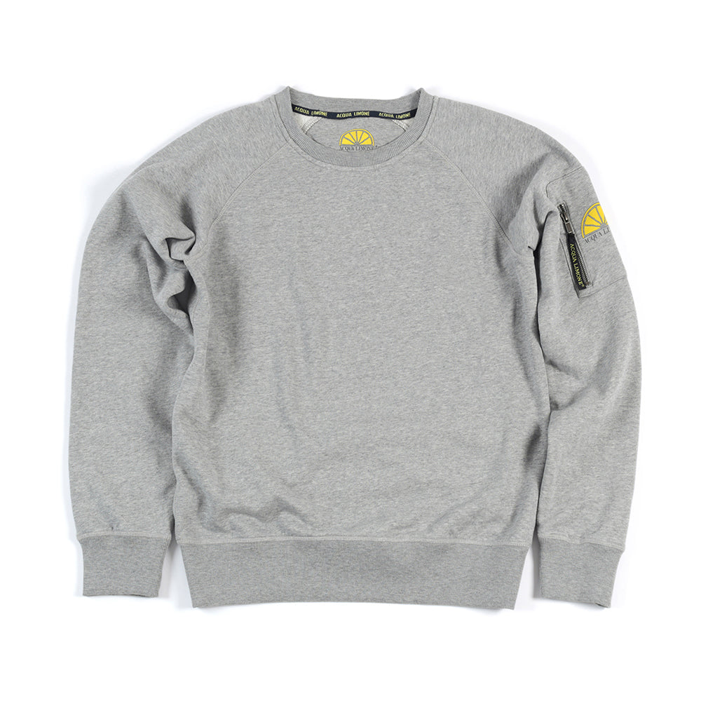 College Sleeve Pocket - American Grey - Acqua Limone